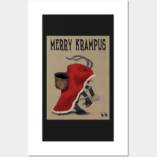 Merry Krampus Posters and Art